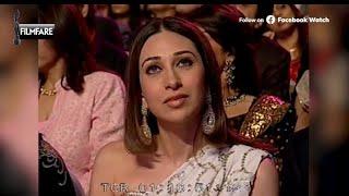 Kareena kapoor and Karisma kapoor speech on getting filmfare award