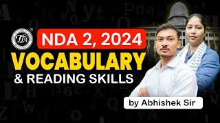 Vocabulary & Reading Skills  NDA English Classes 2024  NDA 22024  The Tutors Academy