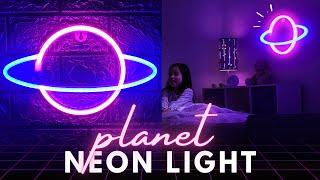 Lumoonosity PlanetSaturn Neon signs Unboxing&Installation