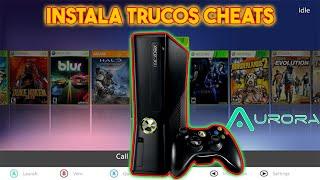 Instalar y activar TRAINERS trucos TRAMPAS o cheats en xbox 360 rgh AURORA guía tutorial