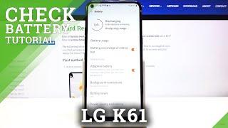 How to Activate Battery Percentage in LG K61 - Customize Status Bar