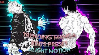 Trending Manga Edits Presets  Alight Motion