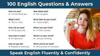 100 English questions and answers for Speaking English fluently  Basic English question answer
