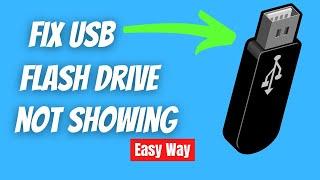 How to FIX USB DRIVE not showing up Windows 111087  Easy Way