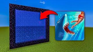 How to Make A Portal To The Hungry Shark Evolution Dimension in Minecraft