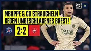 Brest erkämpft sich Punkt in Paris PSG - Brest  Ligue 1  DAZN Highlights