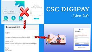 CSC Digi Pay Sign In Problem  CSC Digipay Cash Deposit Live  csc has opened a new portal