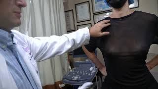 Breast examination breast sensitivity and areolar reflex. Exploración mamaria sensibilidad  pechos