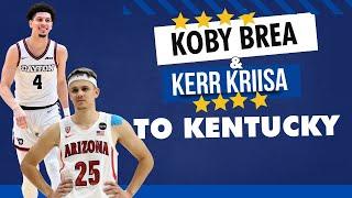Kentucky lands two Elite Shooters Koby Brea & Kerr Kriisa