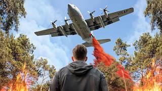 How the Air Force Uses C-130s to Fight Wildfires