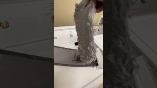 She Didn’t Know? #dryerventcleaning #laundry #firehazard #oddlysatisfying #cleaning