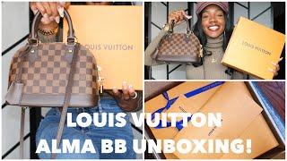 LOUIS VUITTON ALMA BB UNBOXING 2021  DAMIER EBENE  The Tyree Foster