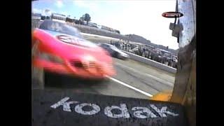 John Andretti Crash Upset at Tony Stewart - 1999 NAPA AutoCare 500
