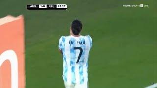 Rodrigo De Paul vs Uruguay  10102021  HD