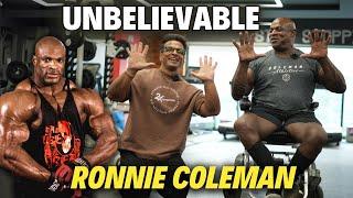 Training with Ronnie Coleman Legend of Bodybuilding  Unbelievable  Yatinder Singh