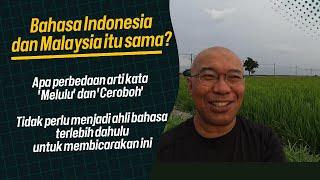 Bahasa Indonesia dan Malaysia itu sama? Perbedaan arti kata Melulu dan Menceroboh.