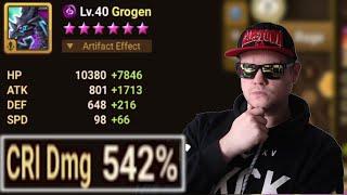 542% Crit Dmg Grogen Is there A Crit DMG Limit in Summoners War?