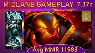  7.37c Ember Spirit K+A-D - 31 KP - 89% Mid Gameplay - Dota 2 Top MMR