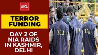 Terror Funding Case NIA Raids Continue In Kashmir Delhi BREAKING