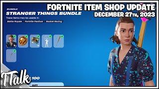 STRANGERS THINGS IS BACK Fortnite Item Shop December 27th 2023 Fortnite Battle Royale