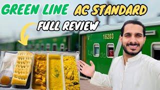 Green line express full review in 2024  Food review  Ticket prices  Timings  AC standard  vlog