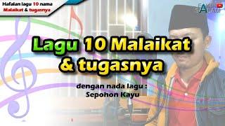 lagu hafalan 10 malaikat dan tugasnya  nada sepohon kayu