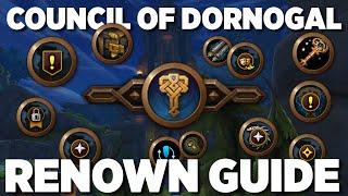 Renown 25 Council of Dornogal Guide - All renown sources War Within Reputation Guide - Retail WoW