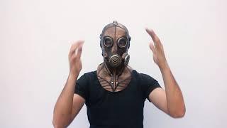 Mascara Smoke Mask Bronce Halloween Terror Ghoulish Productions 26899