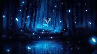 HARRY POTTER ASMR  Forbidden Forest Night Ambience piano music rain  Study & Relax  NijiSounds