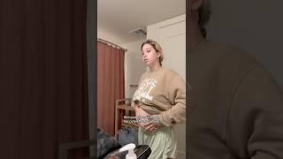 Narrating my pregnant wife’s MORNING routine #relationship #couple #couplegoals