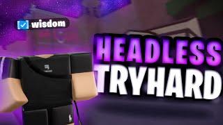 Raiding As A HEADLESS TRYHARD In Da Hood + Keyboard ASMR THEY ALL LOGGED 