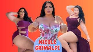 Nicole GrimaldiBrand Ambassador Plus Size Model Curvy Model Fashion Model Biography #bbw #curvy
