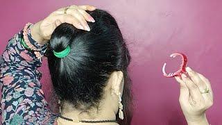 Hairstyle  Simple & Daily Use  Easy Hairstyles For Long Hair  Quick Easy Juda Hairstyle For Girls