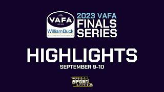 VAFA Finals Highlights - Sept 9-10