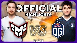 Heroic vs OG Highlights Official - BLAST Premier Spring Showdown 2024 Day 4