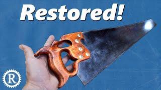 Restore a vintage handsaw and get working NOW