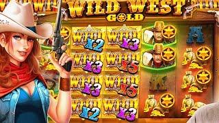 СЛОВИЛ ПОЛЯНУ СОЧНЫХ ВИЛДОВ И ЗАБРАЛ ОГРОМНЫЙ КУШ?  Бонус В Слоте Wild West Gold  заносы недели