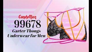 Candyman 99678 Garter Thong Mens Underwear - Johnnies Closet