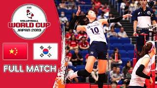 China  Korea - Full Match  Women’s Volleyball World Cup 2019