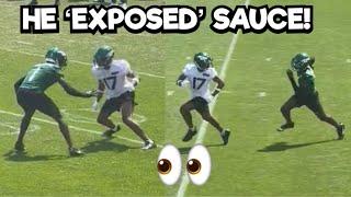 Garrett Wilson ‘BURNS’ Sauce Gardner  WR Vs CB Garrett Wilson Vs Sauce Gardner