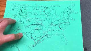 Easily Memorize State Capitals Part 1 Green Version