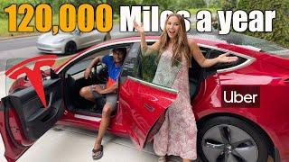 Uber Driver on a 120000 Miles a Year  The Tesla Experiment