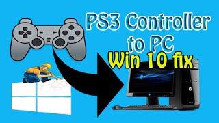 How To Connect PS3 Controller To PC Windows 10 Fix