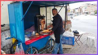 Kuyruk Yağından Tavuk Döner  İzmir Sokak Lezzetleri  Yemek Videoları