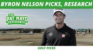 2024 CJ Cup Byron Nelson Picks Research Guess The Odds Tournament History  DFS Golf Picks