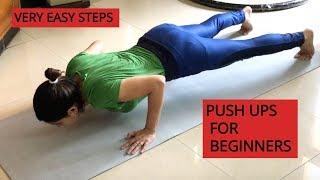 How to do PUSH UPS at home for beginners  how to do a push up  Push up kaise kare