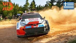 Best of WRC Acropolis Rally Greece 2022 - Crashes Action and Pure Sound