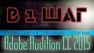 Adobe audition удаление свиста в 1 шаг