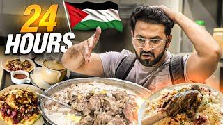 24 Hours ONLY Palestinian Food Challenge DoubleDonation