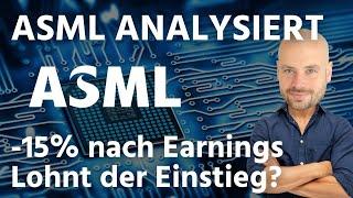 ASML analysiert -15% nach Earnings Jetzt einsteigen?